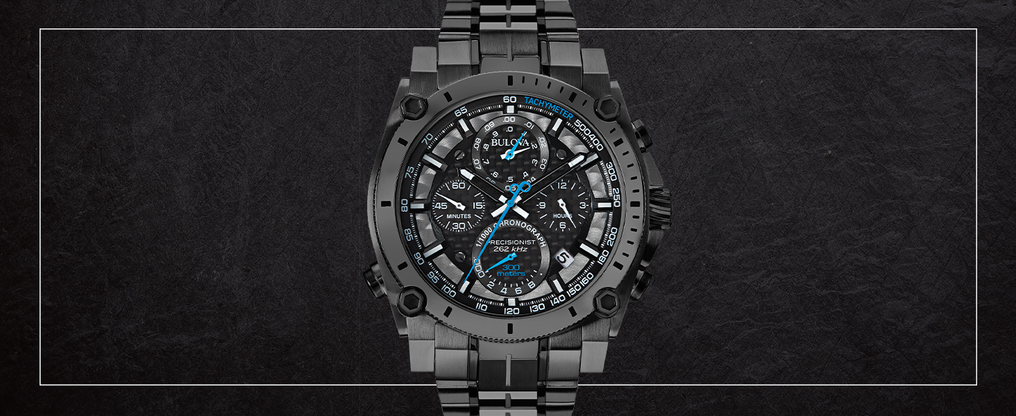 Experience precision and luxury with the Bulova Men's Icon Chronograph Watch. Featuring high-precision quartz movement,a curved mineral crystal, and a sleek, bold design—this timepiece redefines excellence. Shop now for the ultimate statement watch.
