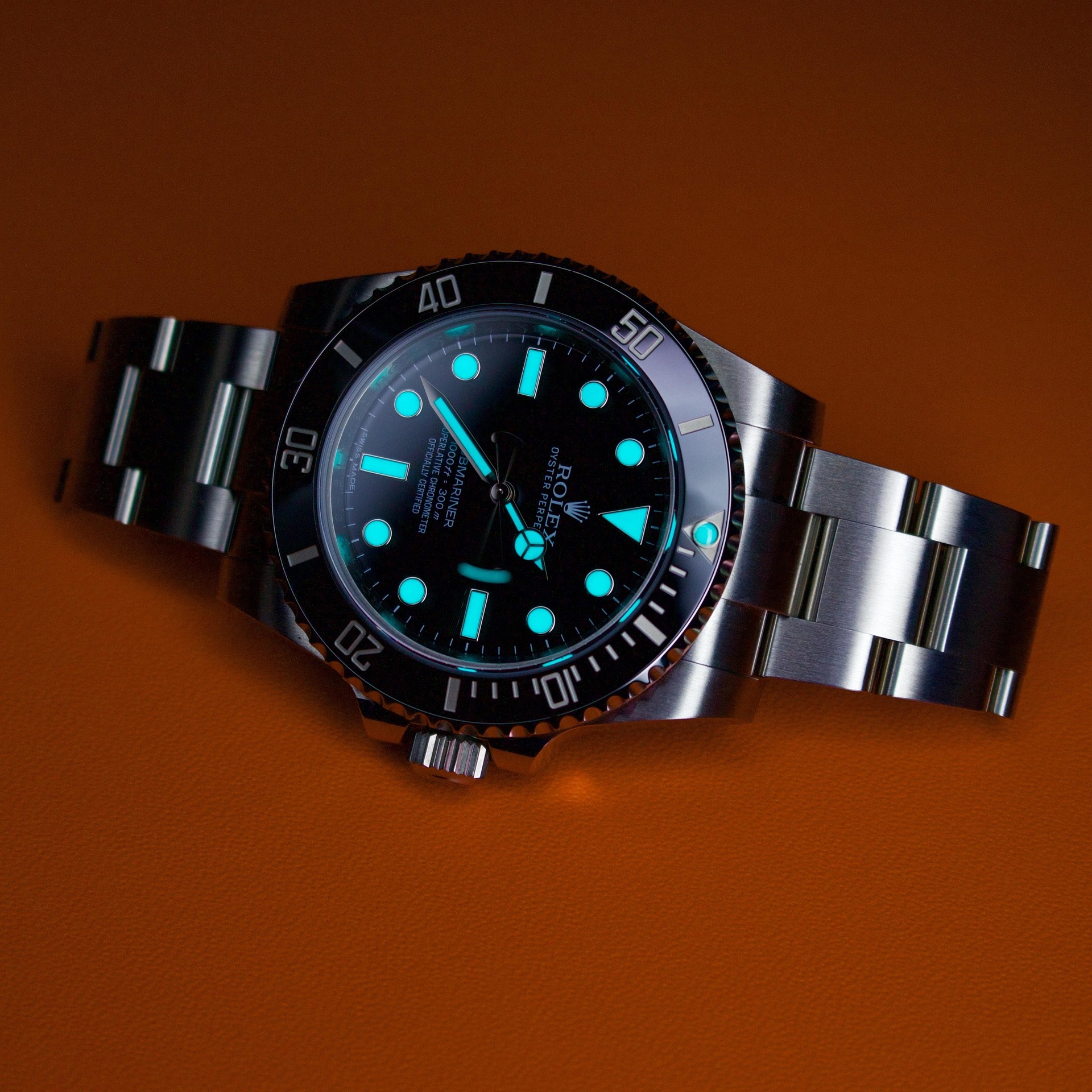 Rare luxury watch with mysterious design features like tropical dial and ghost bezel